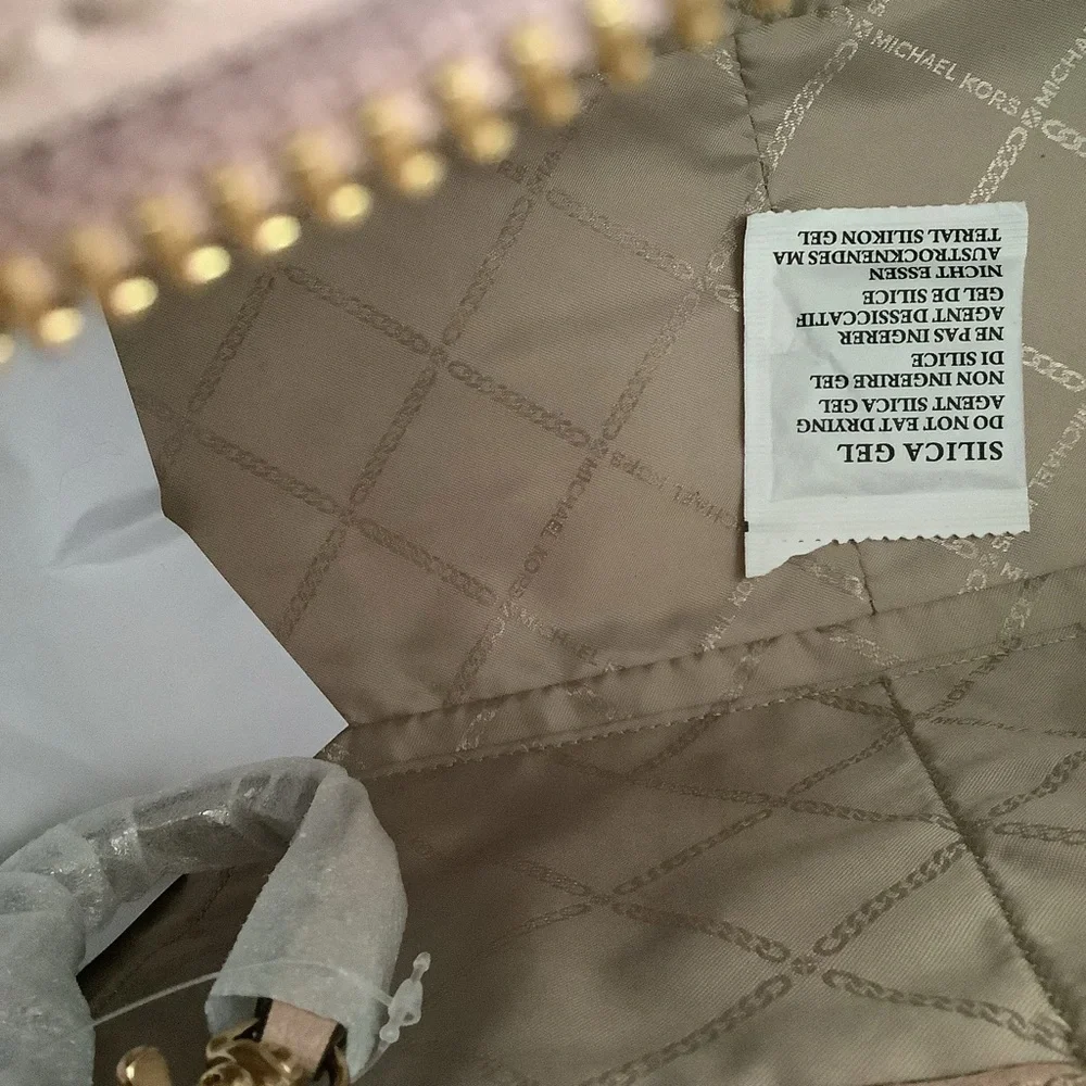 Michael Kors Sylvia Fawn‎ Leather Tote Bag NWT